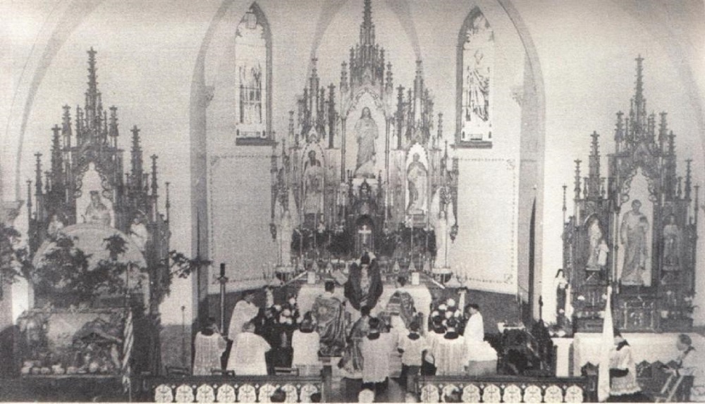 Fr. Wessel's First Mass on December 26, 1945
